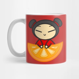 Orange Pucca Mug